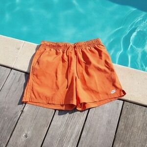 Nike Men's Club Woven Flow Shorts Magic Ember Orange Size Large FN3307-814 NWT